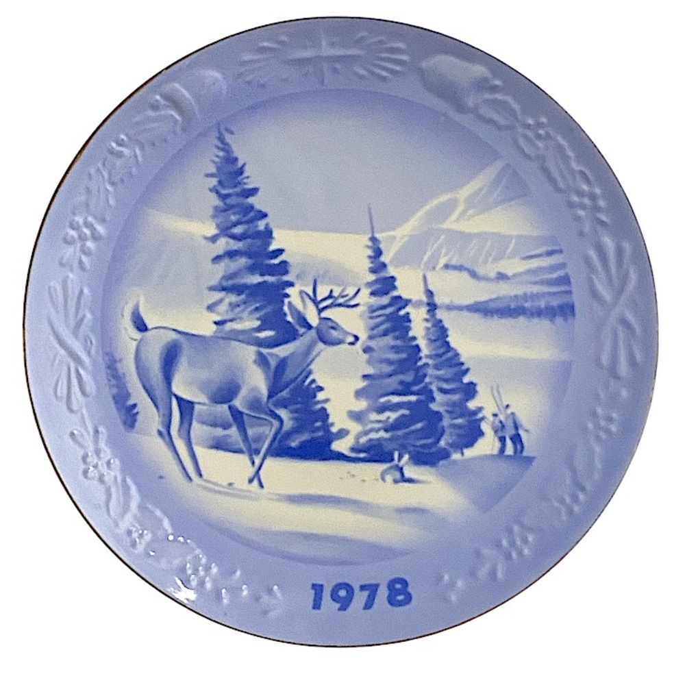 Vintage Collector Plate Christmas Collection 1978 No 2 Spencer Gifts